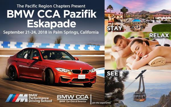BMWCCA Pazifik Eslapade 2018